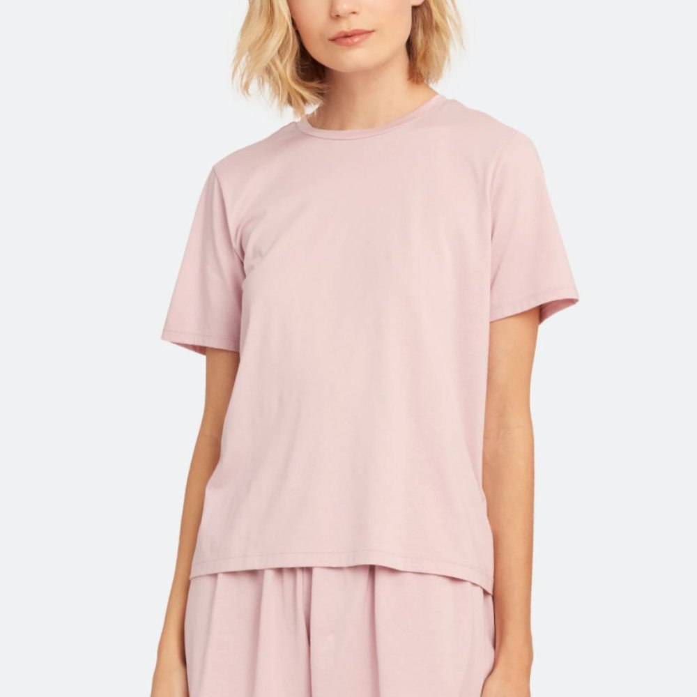 Skin Sabine Crewneck T-Shirt Lavender Rose